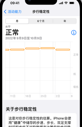 宋洛乡iPhone手机维修如何在iPhone开启'步行稳定性通知'