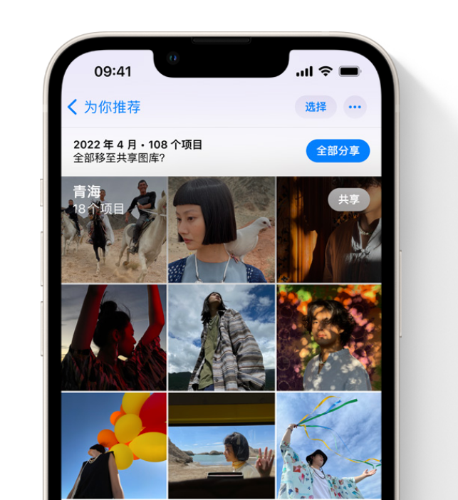 宋洛乡苹果维修网点分享在 iPhone 上使用共享图库 