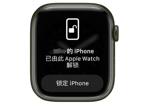 宋洛乡苹果手机维修分享用 AppleWatch 解锁配备面容 ID 的 iPhone方法 