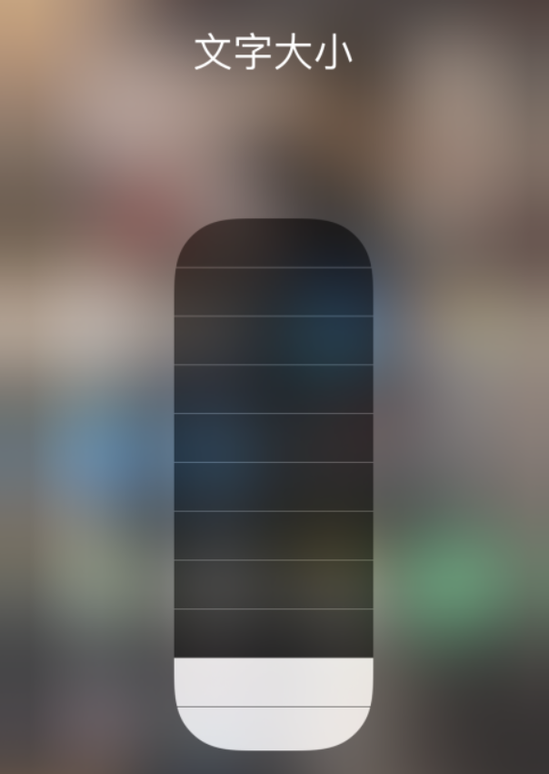宋洛乡苹果手机维修分享小技巧：在 iPhone 控制中心快速调节字体大小 